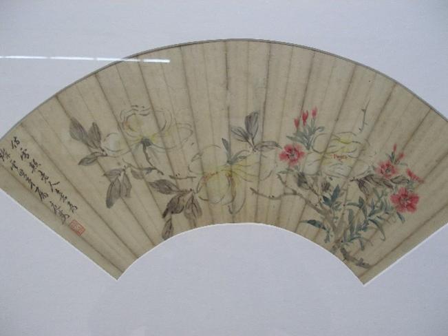 Painting on Fan Paper-Weed - Jianhai Xie - Cliquer pour afficher en grand