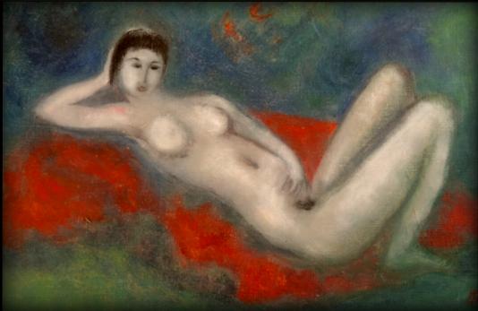 Femme allongée - Mario Siano