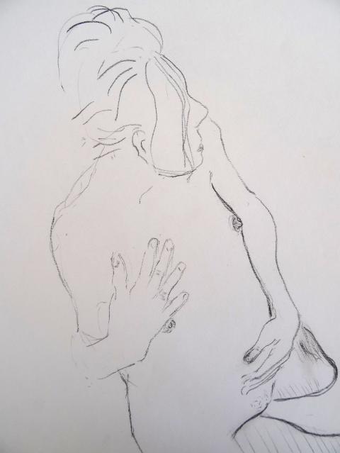 Femme Nue de Haut - Mario Siano