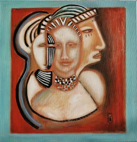 Femme au collier - Mario Siano