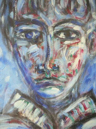 Portrait bleu - Mario Siano