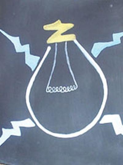 electric lightbulb - Michael Chatman
