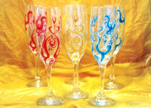 Coupes de champagne - Nevena Lais