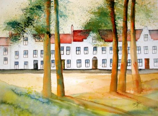 béguinage de Bruges - Jocelyne Dumont