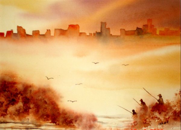 brouillard matinal - Jocelyne Dumont - Click to enlarge