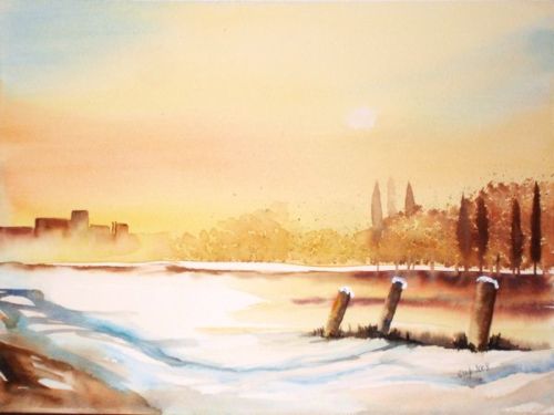 en hiver - Jocelyne Dumont