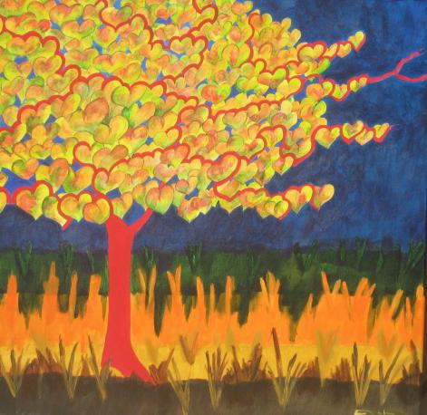 L'automne de l'arbre aux coeurs - Patrick Mahieu