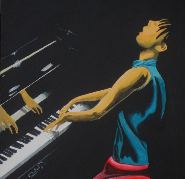 La pianiste - Patrick Mahieu - Click to enlarge