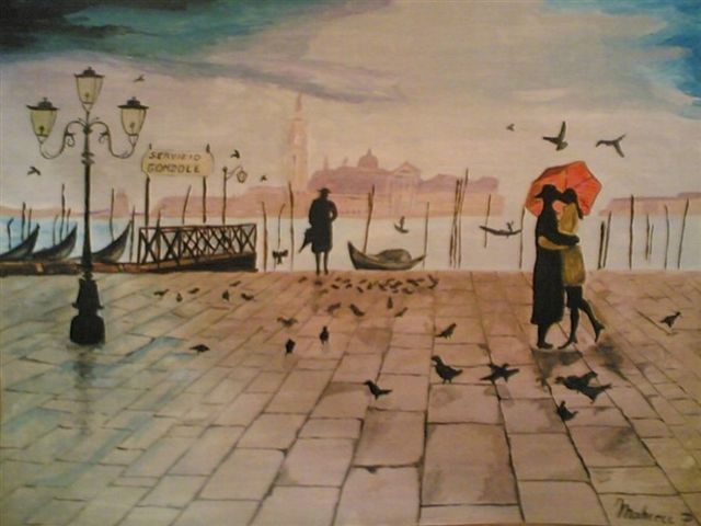Venise sous la pluie - Patrick Mahieu - Cliquer pour afficher en grand