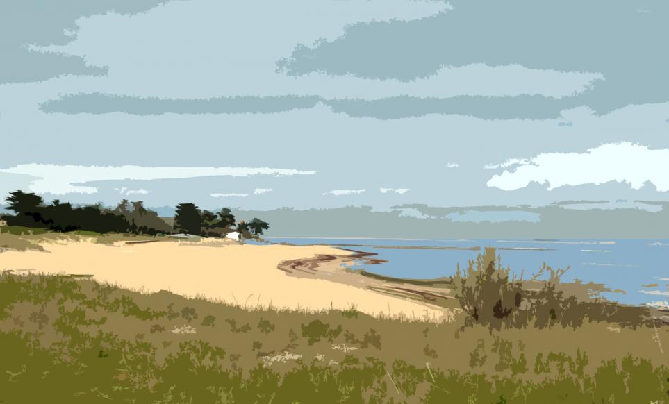 plage de Trousse-chemise - Jean-Pierre Pollaert - Cliquer pour afficher en grand