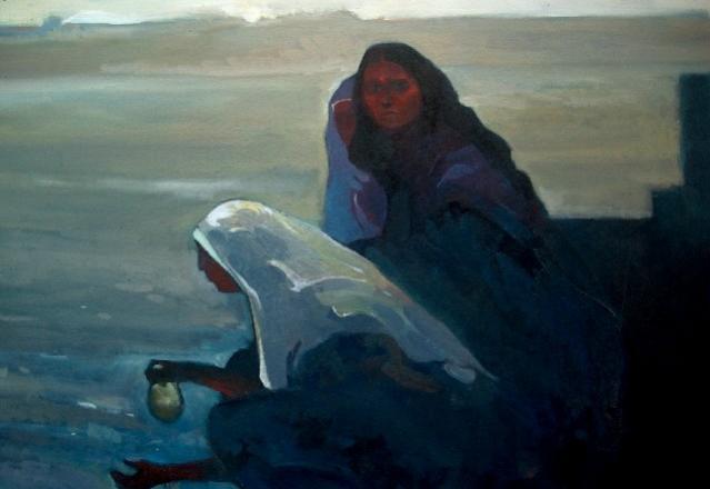 puja at the ganges - Patrick Rorke - Cliquer pour afficher en grand