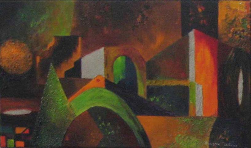 Coucher de soleil - Françoise Talleux - Cliquer pour afficher en grand