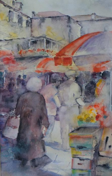 Le petit marché - Françoise Talleux