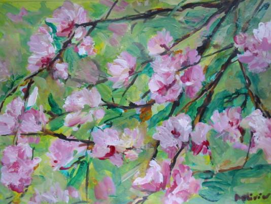 CERISIER EN FLEURS - Marteen Olivier Vigroux