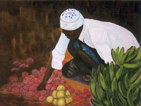 Marché africain - Christine Bataille