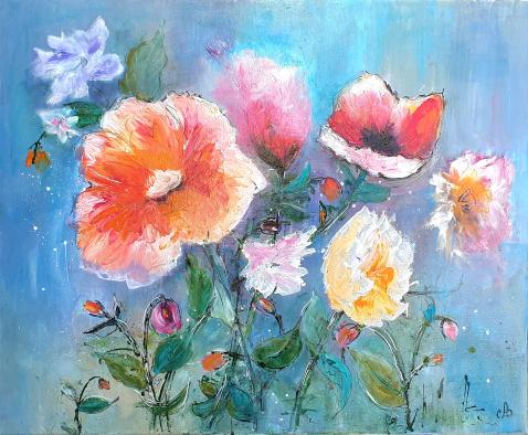 COMPOSITION FLORALE 3 - Christine Bataille