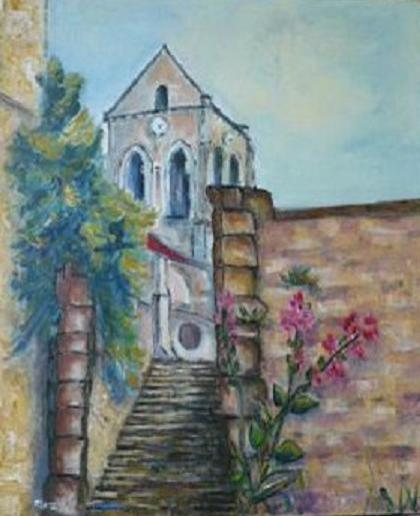 Eglise d'Auvers S/Oise - Christine Bataille