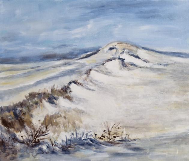 Les dunes à Berck (inspiration Adrien) - Christine Bataille - Cliquer pour afficher en grand