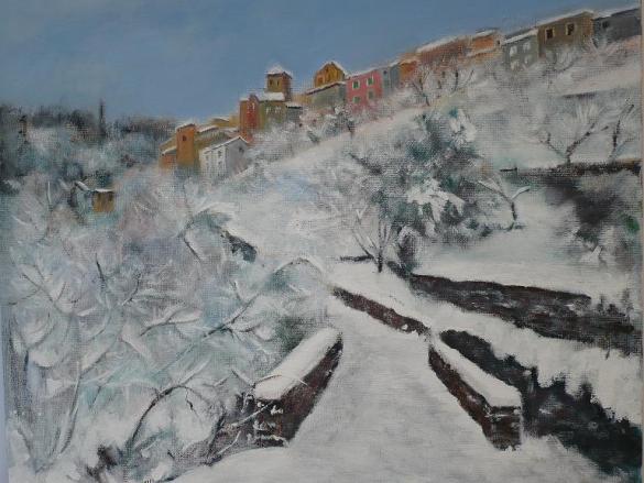 Neige - Christine Bataille - Cliquer pour afficher en grand