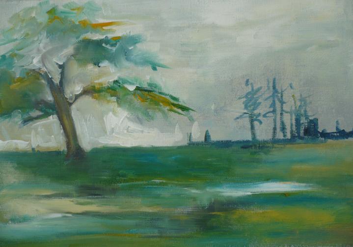Petit paysage - Christine Bataille - Click to enlarge