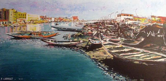 Saint-Louis, le fleuve - Philippe Cormault - Cliquer pour afficher en grand