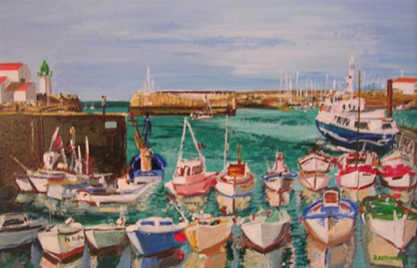 Port Blanc, Ile d'Yeu - Philippe Cormault - Cliquer pour afficher en grand