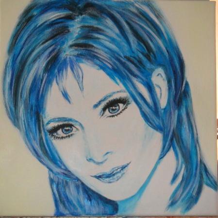 Mylène Farmer - bleu - - Laure Martinetto