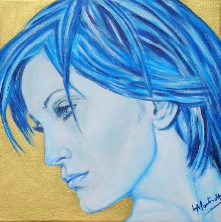 Patricia Kaas en bleu - Laure Martinetto