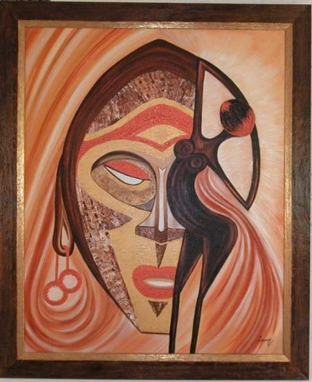 Masque Africain 1 - Laure Martinetto