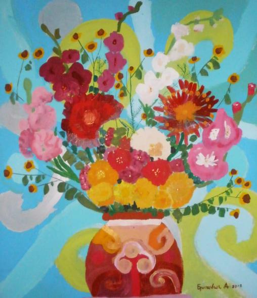 Autumn flowers - Darija Briukhovych