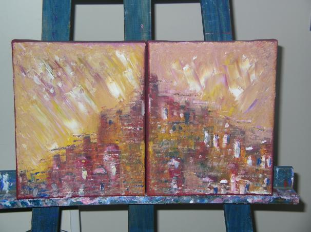 Duo Ville imaginaire - Judith Hassan Mizrahi - Click to enlarge