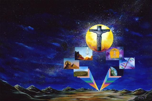 COSMIC CHRIST - Visionary Imagist - Click to enlarge