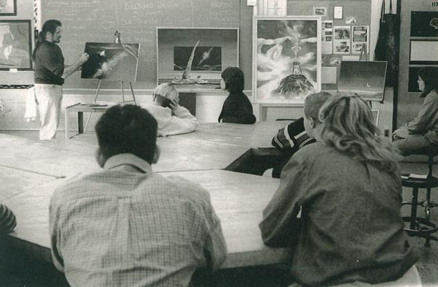 ME TEACHING ART - Visionary Imagist - Click to enlarge