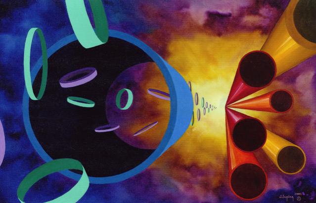 One Second After the Big Bang - Visionary Imagist - Cliquer pour afficher en grand