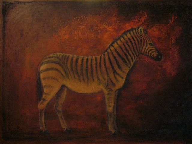 Le Zèbre de Namibie - Séverine Antoniotti - Click to enlarge