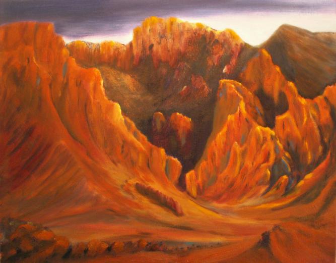 The Chisos - Leon Bayless - Click to enlarge
