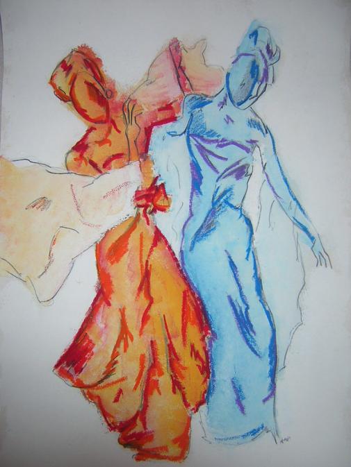 Duo de danseuses - T. X.