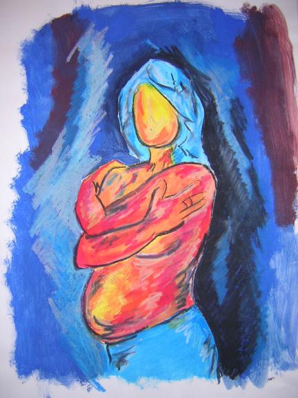 Enceinte rouge - T. X.
