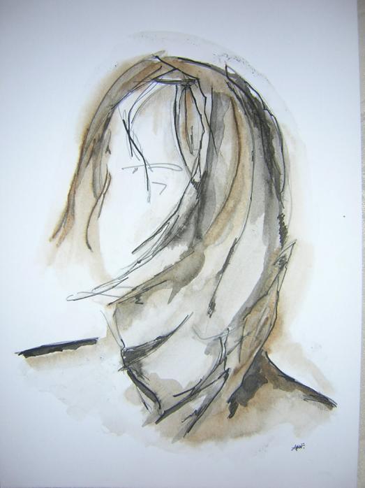 Femme sous le vent - T. X.