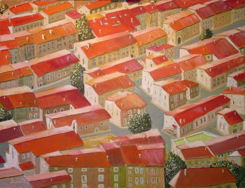 Toitures fuyantes - Georges Gubert