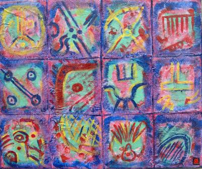 Glyphes Maya - Pancho