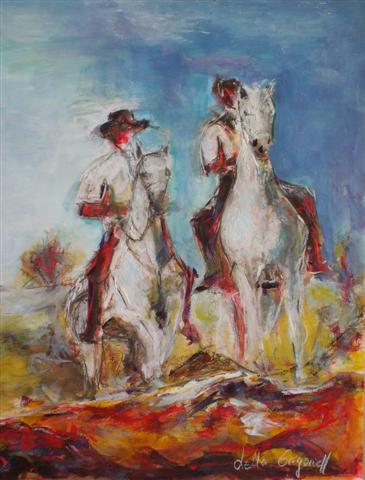 DEUX CAVALIERS - Lella Grigorieff