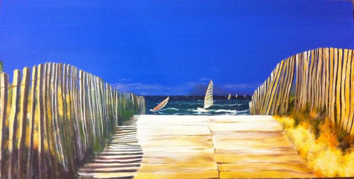 Bord de mer - Lella Grigorieff - Click to enlarge