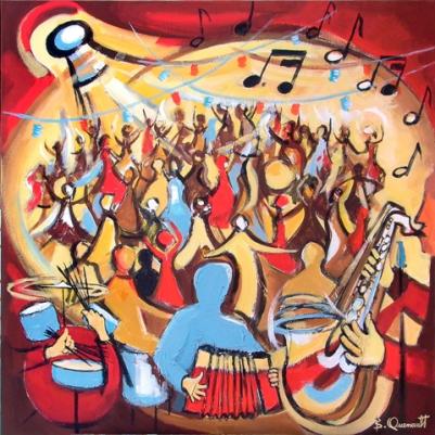 la fête - Bernard Quenault