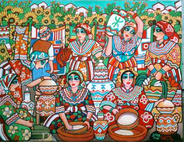 femmes kabyles - Ahmed Salah Bara