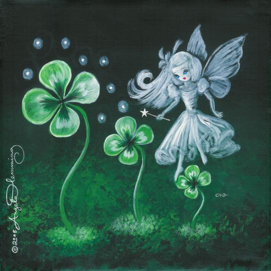 The Clover Faerie Of April - Angela F.