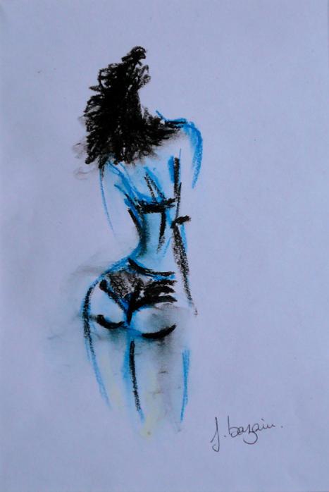 esquisse nu2 - Jeannick Bazain