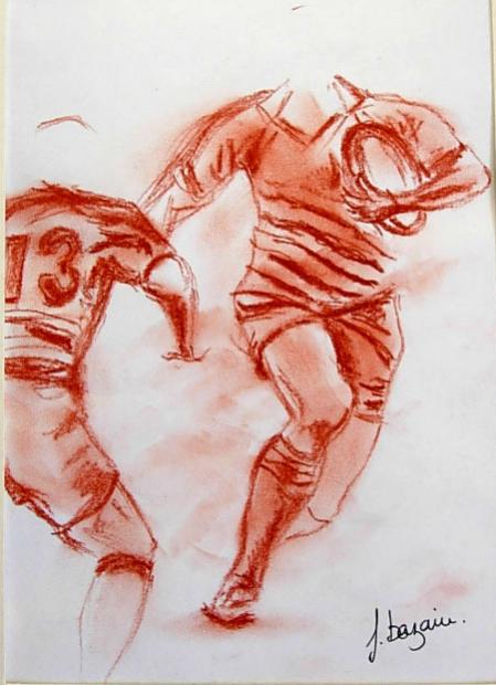 esquisse rugby3 - Jeannick Bazain