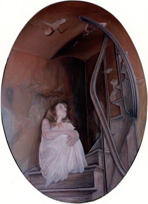 Dans l'escalier - Jean Marie Lemaire