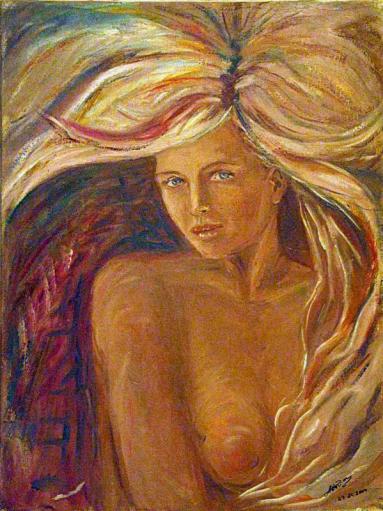 Flying woman - Anna Wasikiewicz